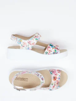 – Sandalen aus geprägtem Leder color-Hickersberger Sale