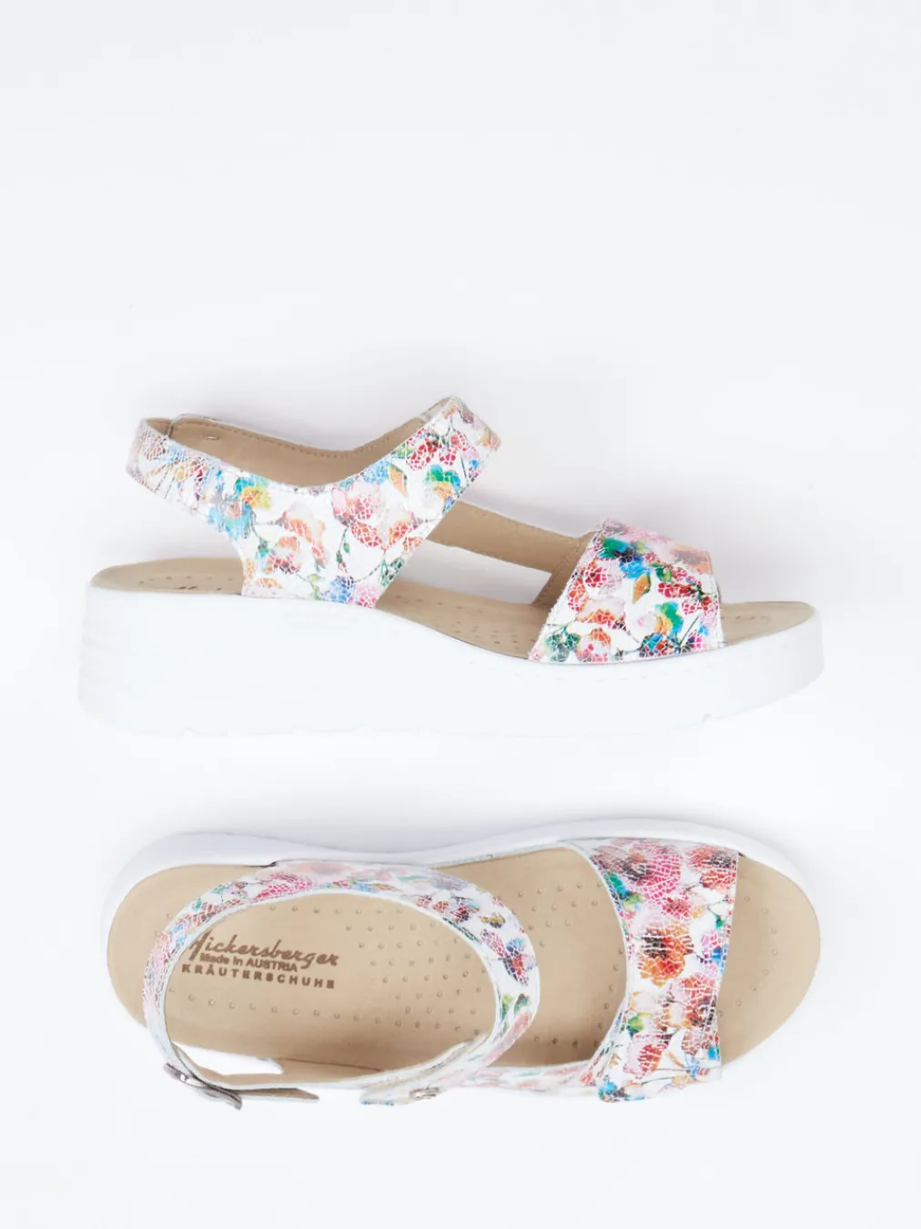 – Sandalen aus geprägtem Leder color-Hickersberger Sale