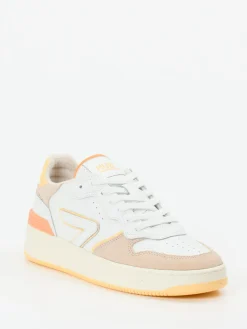 – Low-Top Sneaker aus Kalbleder Pastell-HUB Clearance