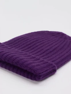 – Beanie aus Kaschmir violett-HURRAY Sale