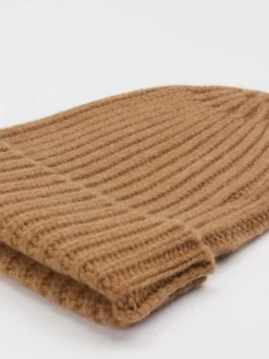 – Beanie aus Kaschmir in Karamell-HURRAY Hot