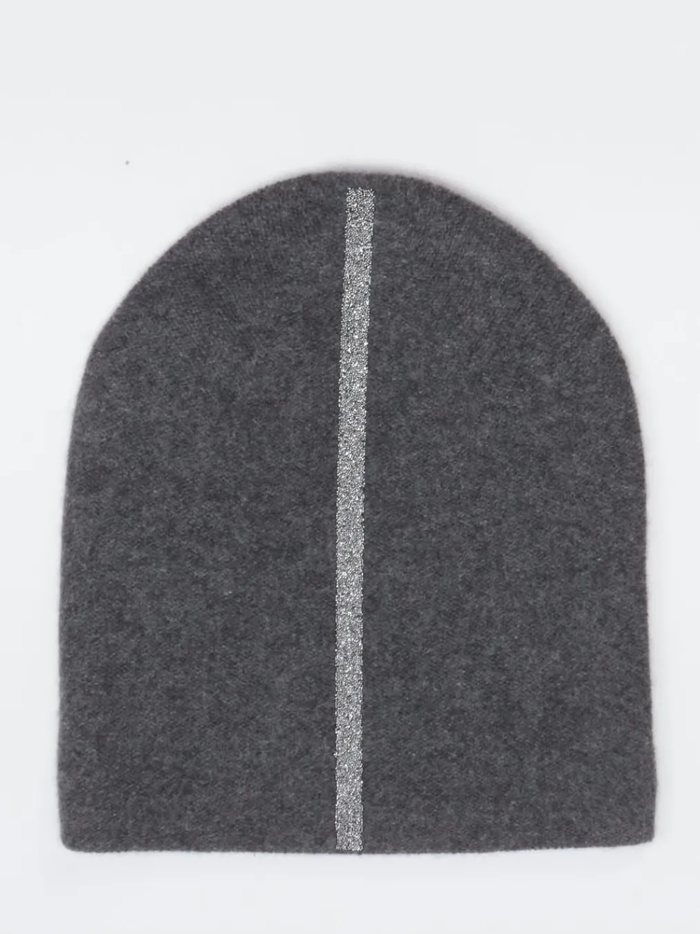 – Beanie aus Kaschmir mit Glitzerstreifen-HURRAY Sale