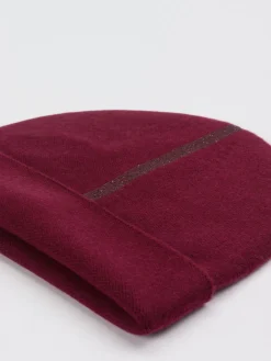 – Beanie aus Kaschmir mit Glitzerakzent-HURRAY