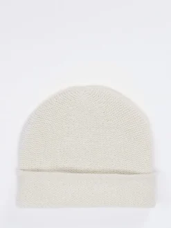 – Beanie aus Kaschmir in Creme-HURRAY Discount
