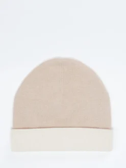– Beanie-Mütze aus Kaschmir Beige Zweiton-HURRAY Outlet