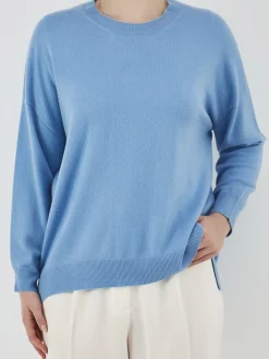 – Feinstrickpullover aus Lammleder Hell-HURRAY Clearance