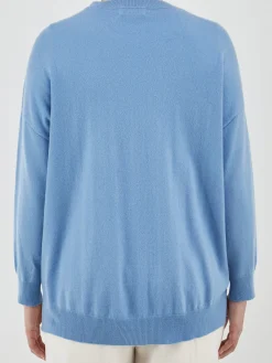 – Feinstrickpullover aus Lammleder Hell-HURRAY Clearance