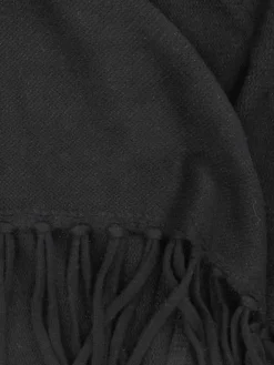 – Poncho aus Kaschmir mit Fransen-HURRAY New