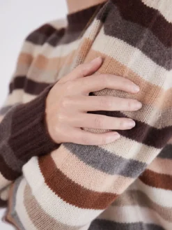 – Strickpullover aus Wolle-Kaschmir-Mix Dunkelbraun-HURRAY