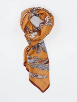 – Halstuch aus Seidengemisch mit Print-Inouitoosh Outlet