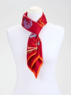 – Halstuch aus Seidengemisch mit Print-Inouitoosh Sale