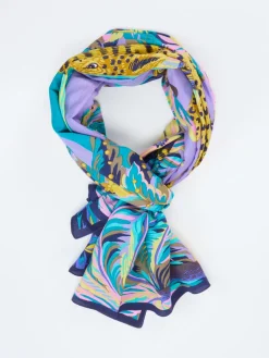 – Halstuch aus Baumwoll-Seide Dunkel-Inouitoosh Best