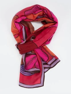 – Schal aus Wolle in Kirsch-Inouitoosh New