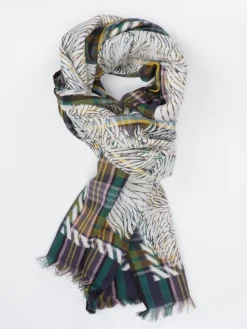 – Schal aus Wollmix mit Karomuster-Inouitoosh Sale