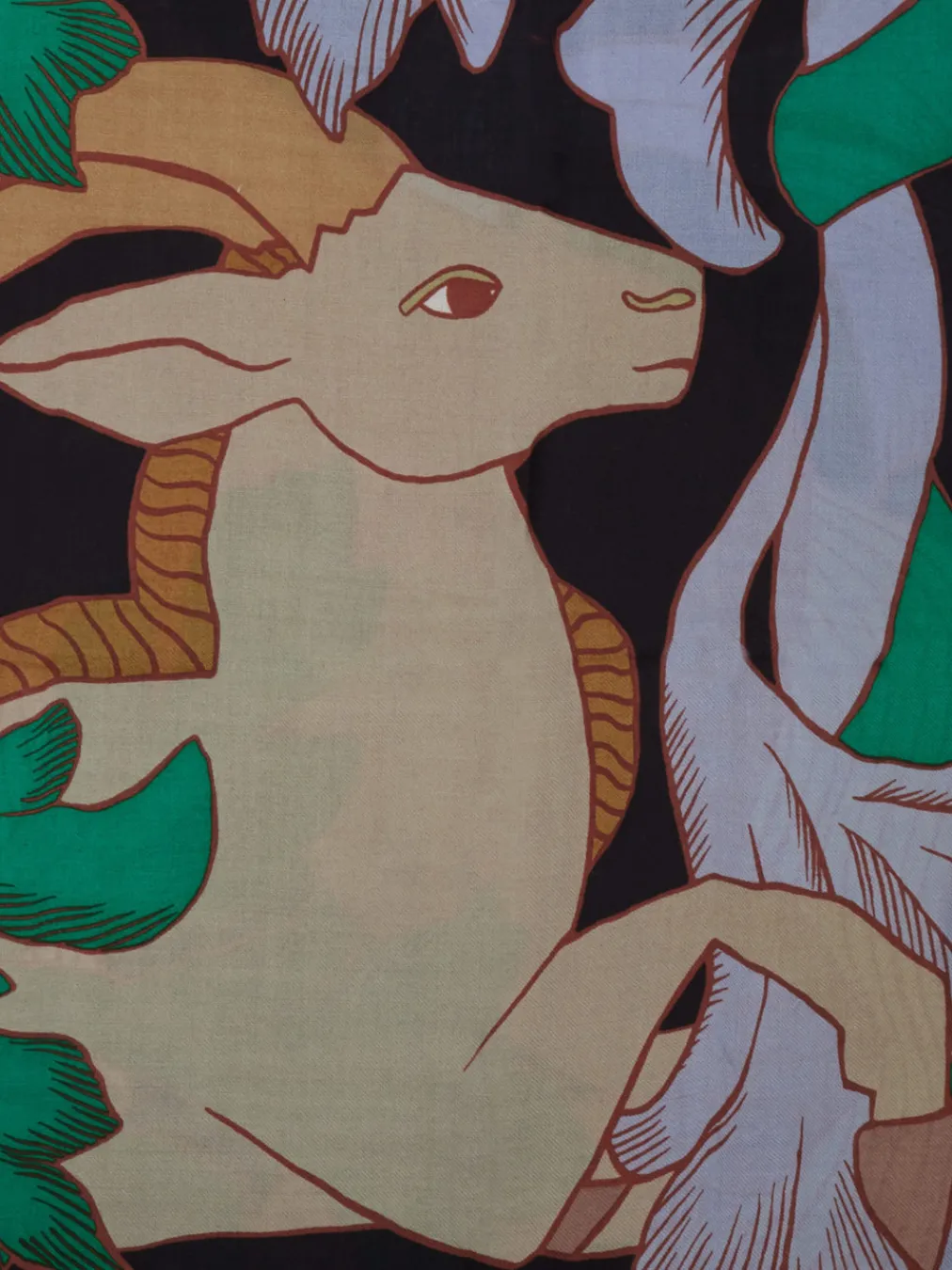 – Schal aus Wolle mit Naturmotiv-Inouitoosh Discount