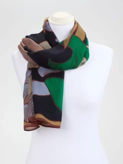 – Schal aus Wolle mit Naturmotiv-Inouitoosh Discount
