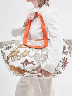 – Shopper aus Baumwolle mit Meeresmotiv-Inouitoosh Best