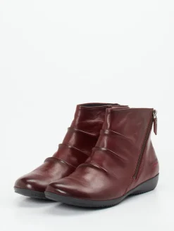 – Komfort-Stiefelette aus Glattleder bordeaux-Josef Seibel Discount