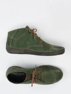 – Schnürstiefelette aus Nubukleder-Josef Seibel New