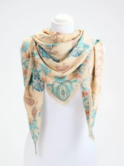 – Dreieckstuch aus Viskose mit Blumenprint-Katherina Loretta Hot