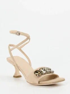 Kennel & Schmenger – Abendsandalen aus Veloursleder Beige-Kennel u0026 Schmenger Sale