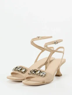 Kennel & Schmenger – Abendsandalen aus Veloursleder Beige-Kennel u0026 Schmenger Sale