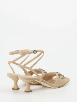 Kennel & Schmenger – Abendsandalen aus Veloursleder Beige-Kennel u0026 Schmenger Sale