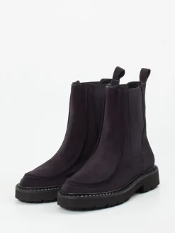 Kennel & Schmenger – Chelsea Boots aus Veloursleder violett-Kennel u0026 Schmenger