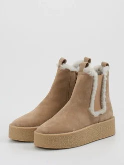 Kennel & Schmenger – Chelsea-Stiefelette aus Veloursleder sand-Kennel u0026 Schmenger Hot