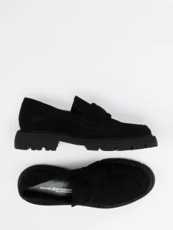 Kennel & Schmenger – Chunky-Loafer aus Veloursleder-Kennel u0026 Schmenger New