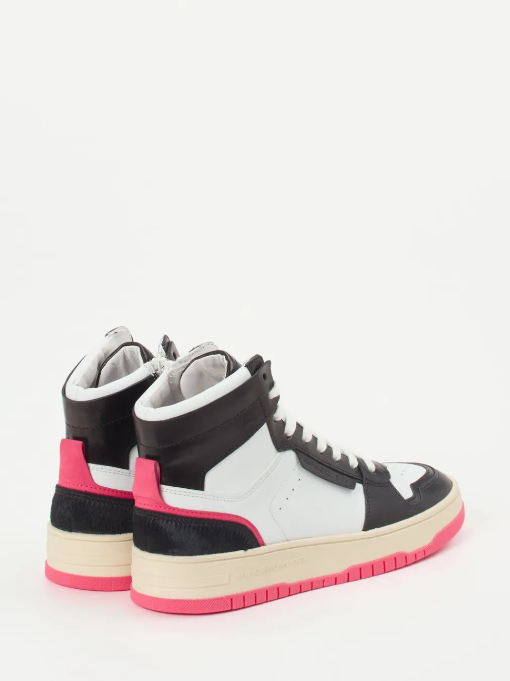 Kennel & Schmenger – High-Top Sneaker aus Kalbleder Weiß-Kennel u0026 Schmenger New