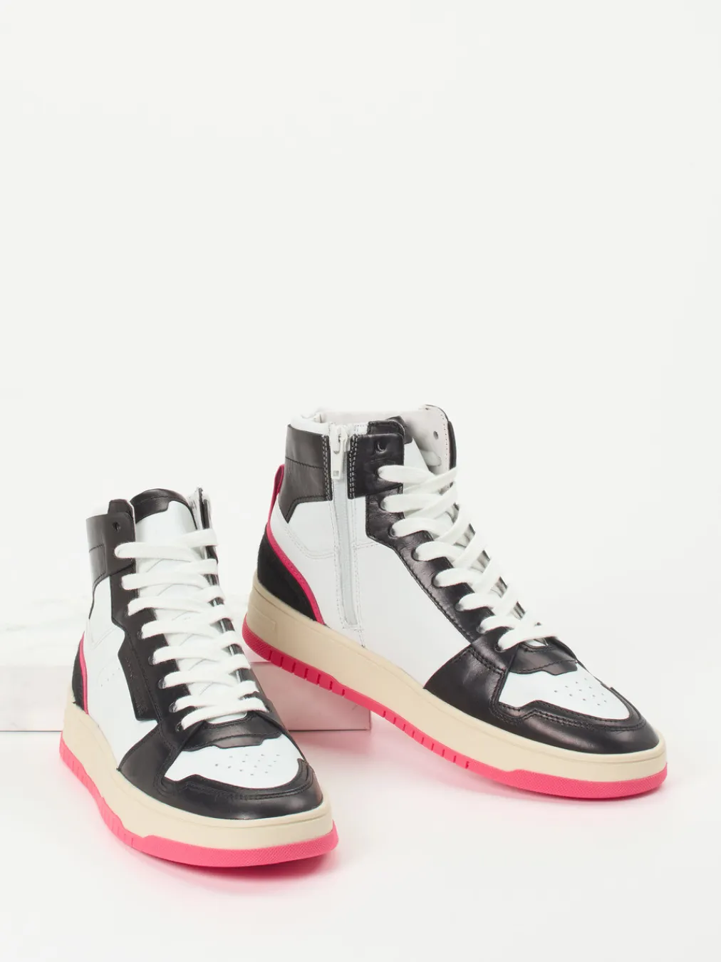 Kennel & Schmenger – High-Top Sneaker aus Kalbleder Weiß-Kennel u0026 Schmenger New