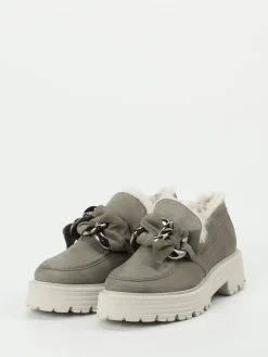 Kennel & Schmenger – Loafer aus Nubukleder steingrau-Kennel u0026 Schmenger