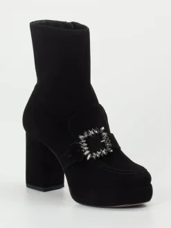 Kennel & Schmenger – Plateau-Stiefeletten aus Veloursleder-Kennel u0026 Schmenger Clearance