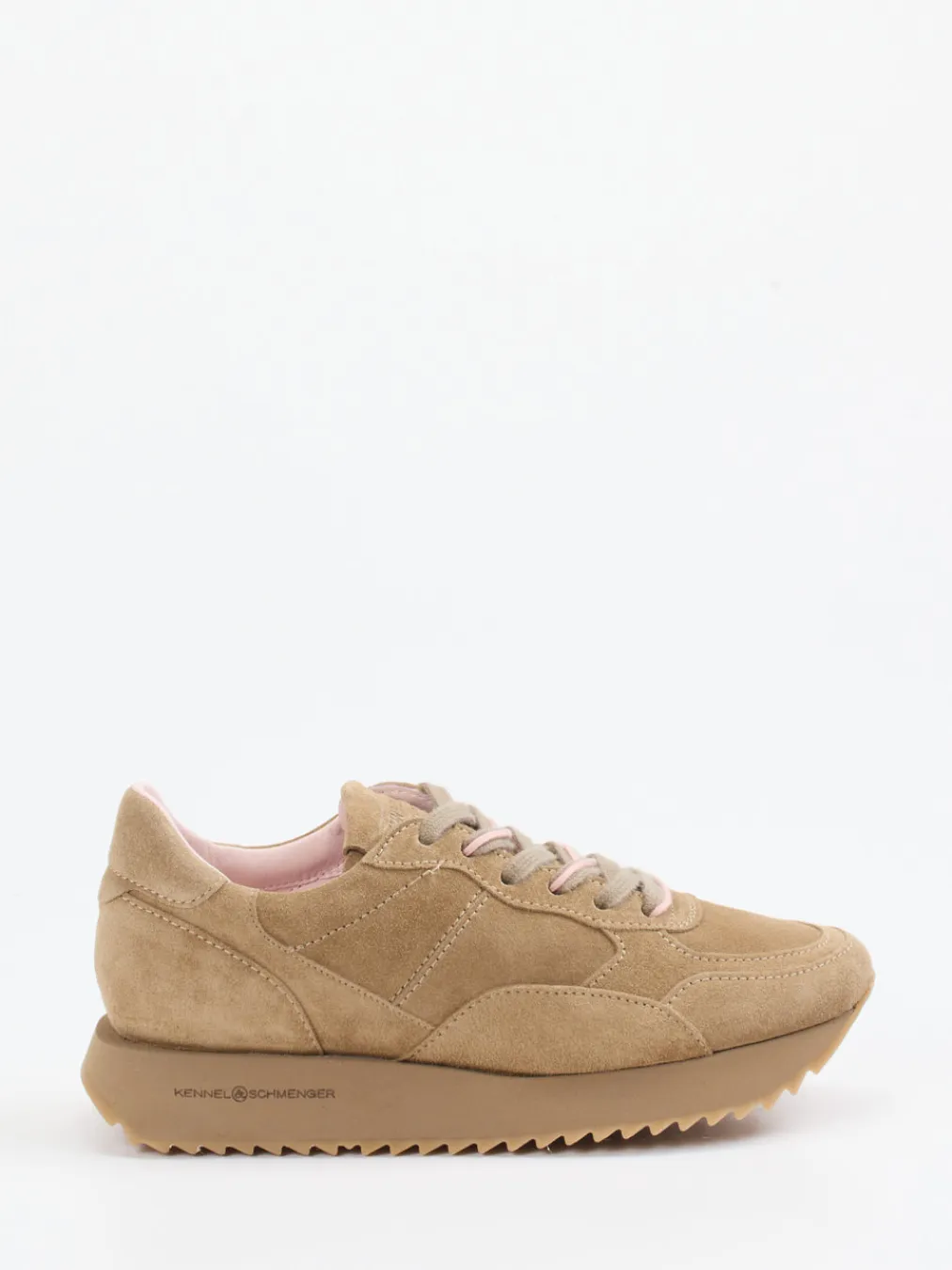 Kennel & Schmenger – Plateau-Sneaker aus Veloursleder Beige-Kennel u0026 Schmenger Best