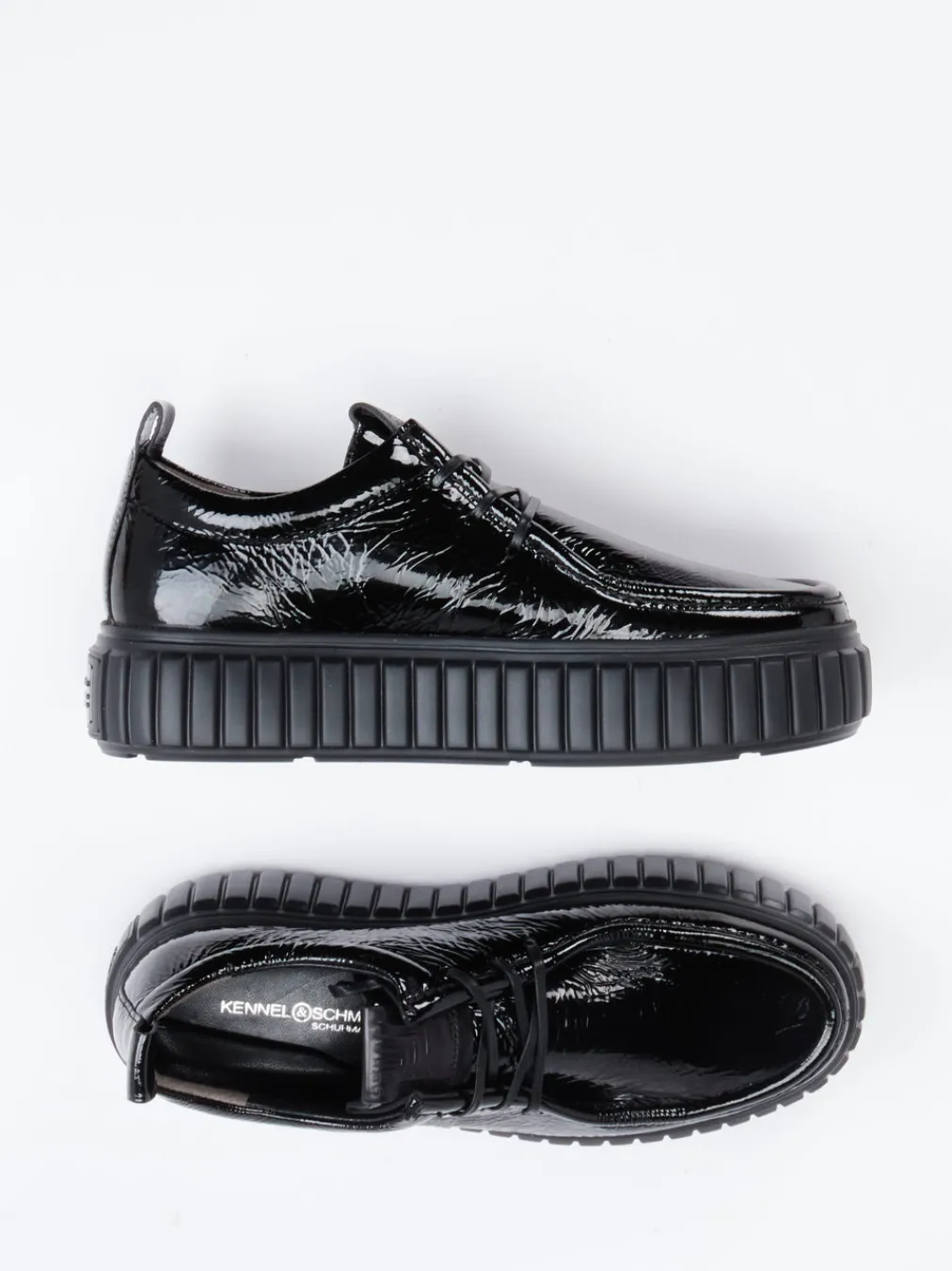 Kennel & Schmenger – Plateau-Schnürschuh aus Lackleder-Kennel u0026 Schmenger Online