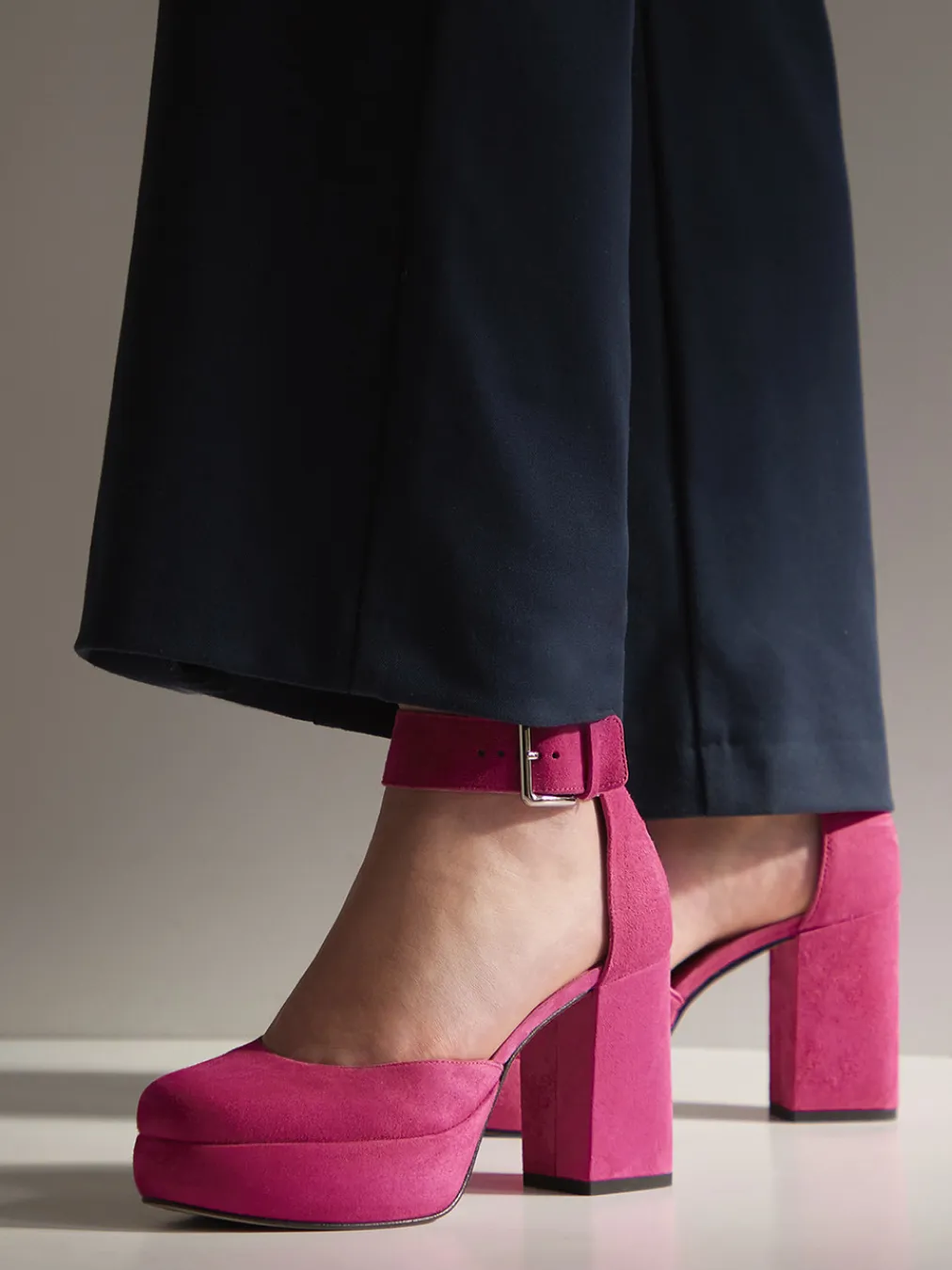 Kennel & Schmenger – Plateau-Pumps aus Veloursleder-Kennel u0026 Schmenger Outlet