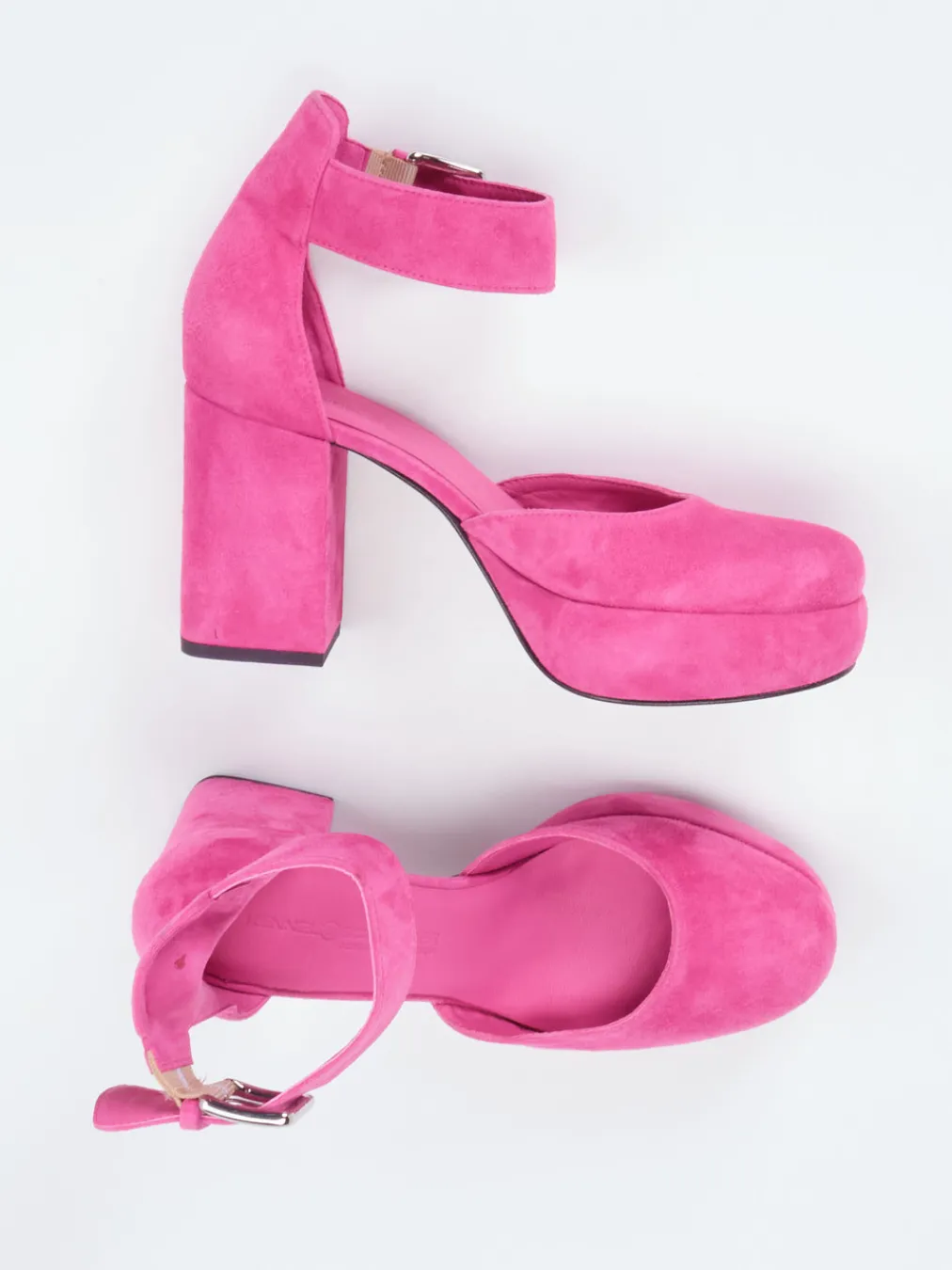 Kennel & Schmenger – Plateau-Pumps aus Veloursleder-Kennel u0026 Schmenger Outlet