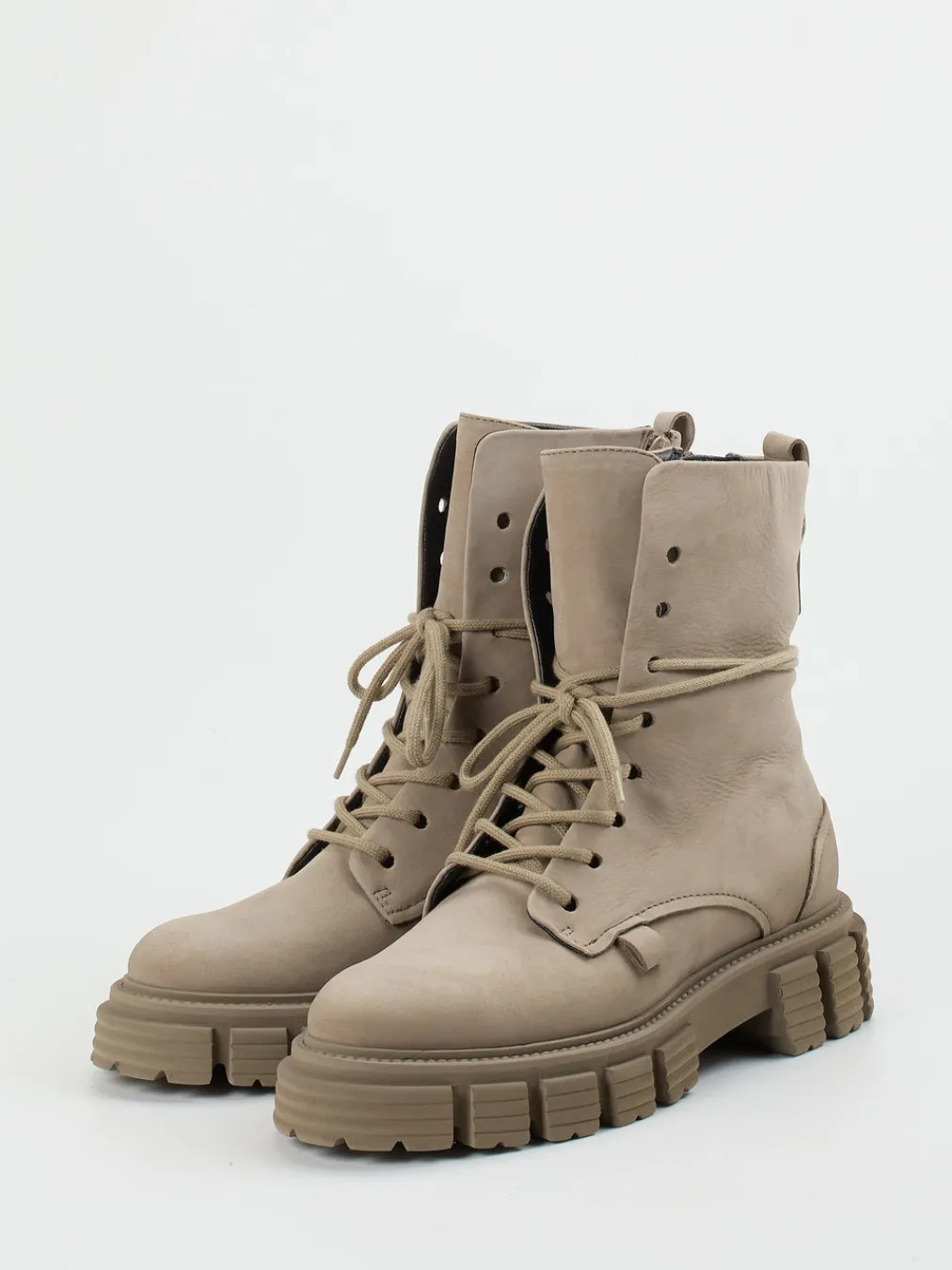 Kennel & Schmenger – Schnürboots aus Nubukleder Steingrau-Kennel u0026 Schmenger