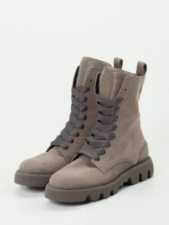 Kennel & Schmenger – Schnürstiefelette aus Nubukleder taupe-Kennel u0026 Schmenger Best