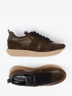 Kennel & Schmenger – Sneaker aus Velours- und Glattleder-Kennel u0026 Schmenger Hot