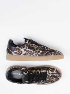 Kennel & Schmenger – Sneaker aus Satin-Textil mit Leoprint-Kennel u0026 Schmenger Discount