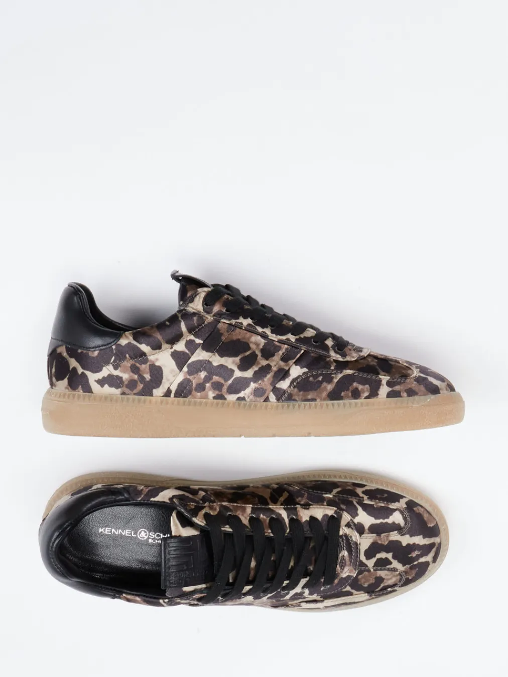 Kennel & Schmenger – Sneaker aus Satin-Textil mit Leoprint-Kennel u0026 Schmenger Discount