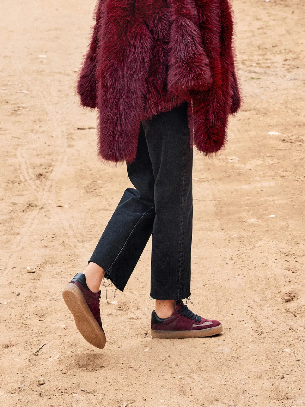 Kennel & Schmenger – Sneaker aus Veloursleder Bordeaux-Kennel u0026 Schmenger