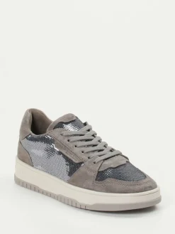 Kennel & Schmenger – Sneaker aus Veloursleder und Metallic-Kennel u0026 Schmenger