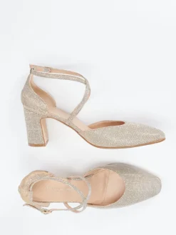 – Abendsandaletten aus Metallicleder-Konstantin Starke Best