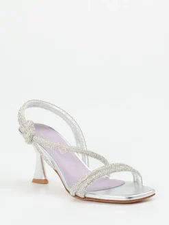 – Abendsandale aus Metallicleder-Konstantin Starke Discount