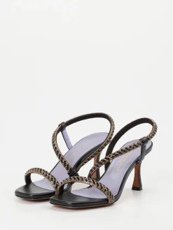 – Abendsandale aus Metallicleder-Konstantin Starke Hot