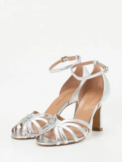 – Abendsandale aus Metallicleder-Konstantin Starke Sale