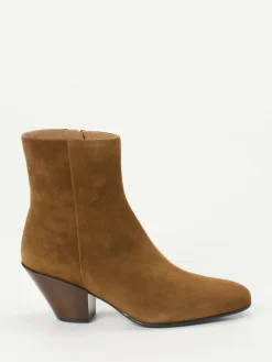 – Ankle Boots aus Veloursleder cognac-Konstantin Starke